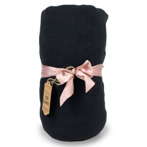 Fleece Yoga Blanket - Black