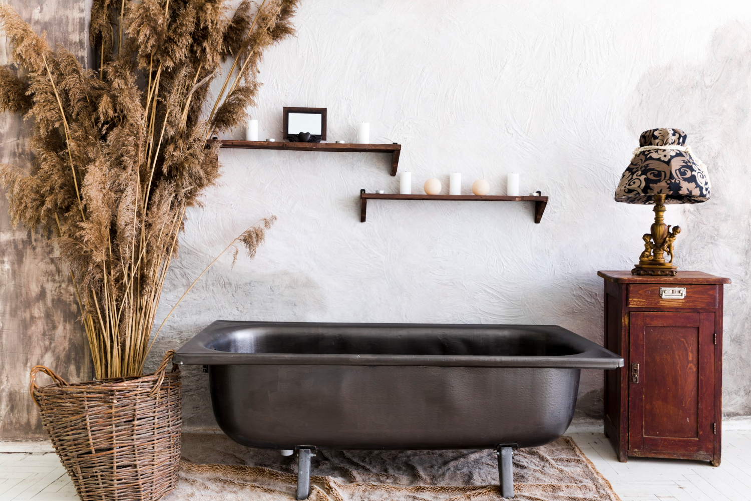rustic bathroom decor
