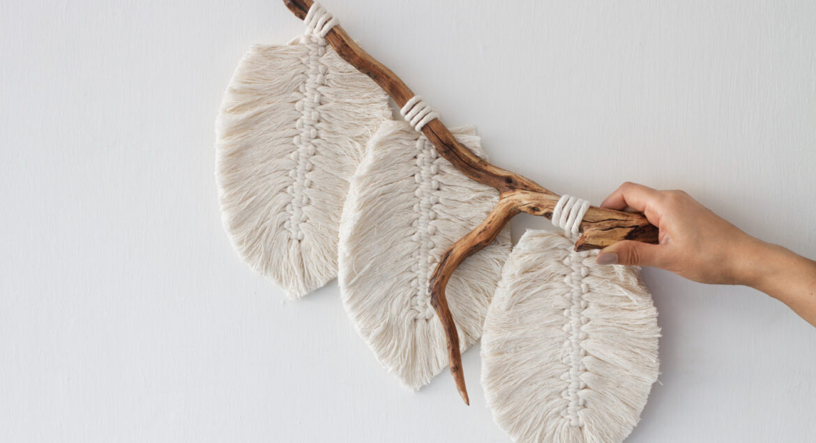 boho macrame wall hanging