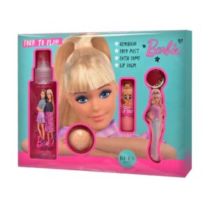 Barbie Christmas gift box with keychain - 4 pcs