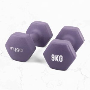 Pair Hex Dumbbell 1-10KG - 9kg