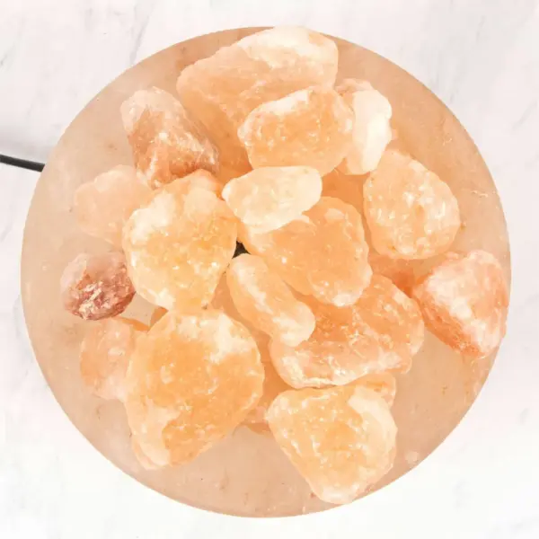 Himalayan Fire Bowl Salt Lamp 3-5kg - Image 3