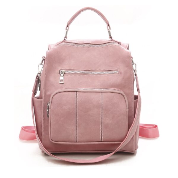 Business Double Shoulder Boston Bag - PINK