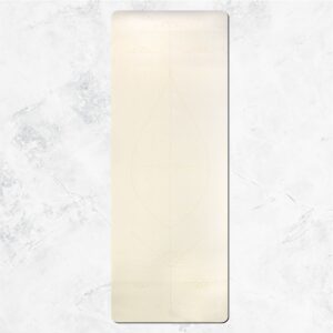 Extra Large Alignment Yoga Mats - Cream