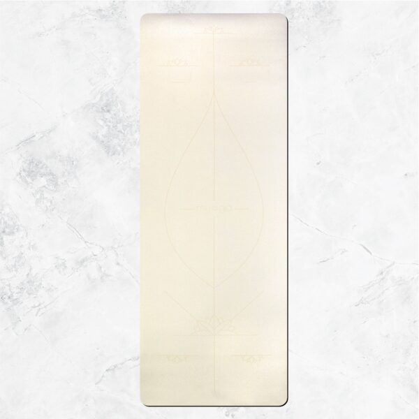 Extra Large Alignment Yoga Mats - Cream