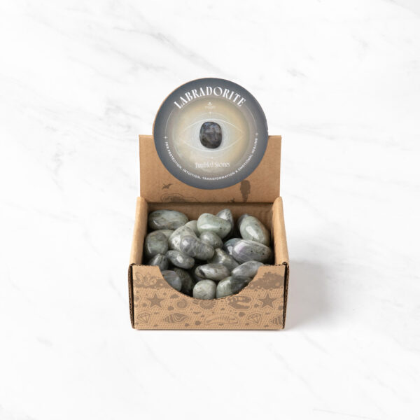 Tumbled Polished Stones - Labradorite - 50 Pieces